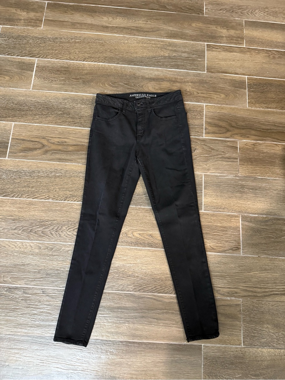 American Eagle Outfitters Black Skinny Jeans - High Rise